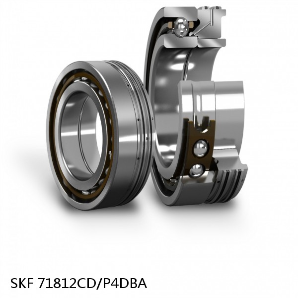 71812CD/P4DBA SKF Super Precision,Super Precision Bearings,Super Precision Angular Contact,71800 Series,15 Degree Contact Angle
