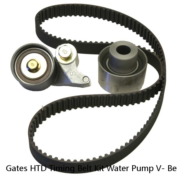 Gates HTD Timing Belt Kit Water Pump V- Belt for 2009-2012 Hyundai Elantra 2.0L