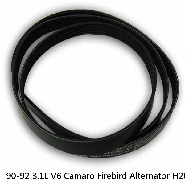 90-92 3.1L V6 Camaro Firebird Alternator H20 PS Accessory Drive Belt w/o AC RM
